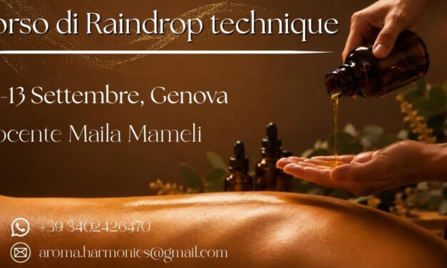 RAINDROP TECHNIQUE® Corso teorico-pratico – Genova